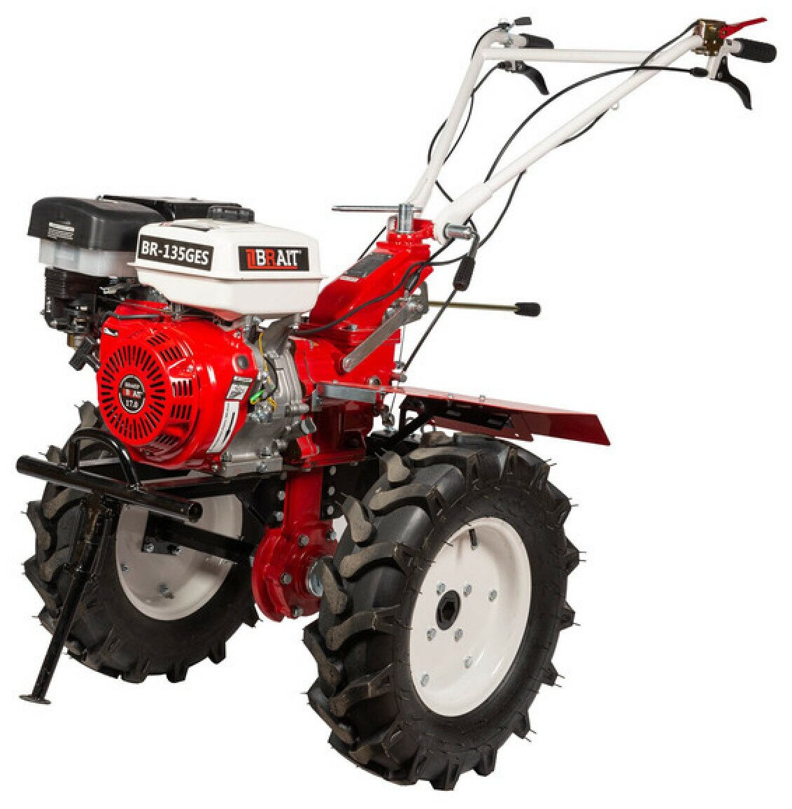 Мотоблок бензиновый BRAIT BR-135GES | 17 л. с | 4 вперед/1 назад