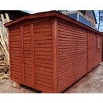 Беседка разборная "Летняя 3" цвет коричневый 2х1,8х1,9 под СПК - Изображение 4