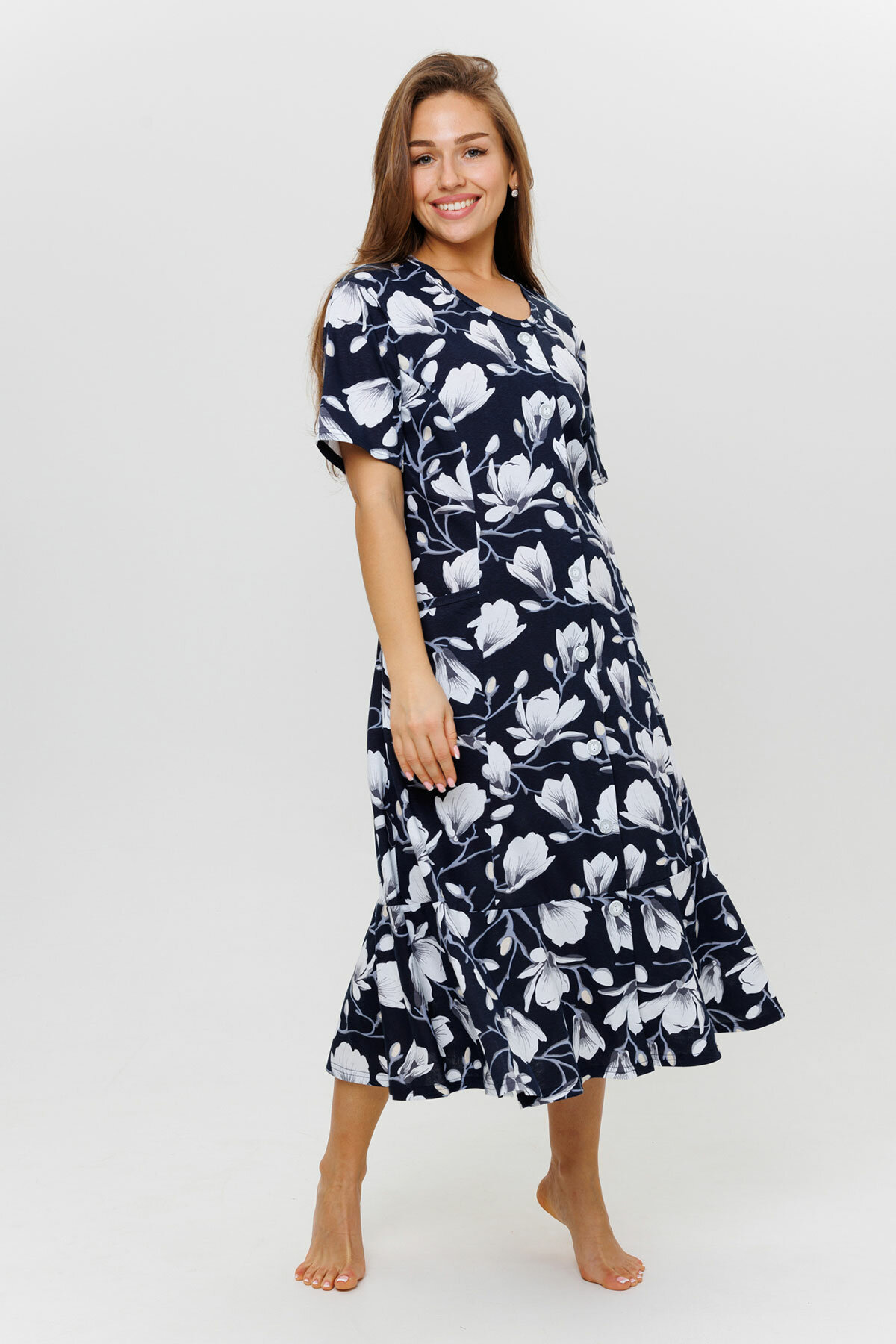 Женский халат из хлопка Modellini 1562