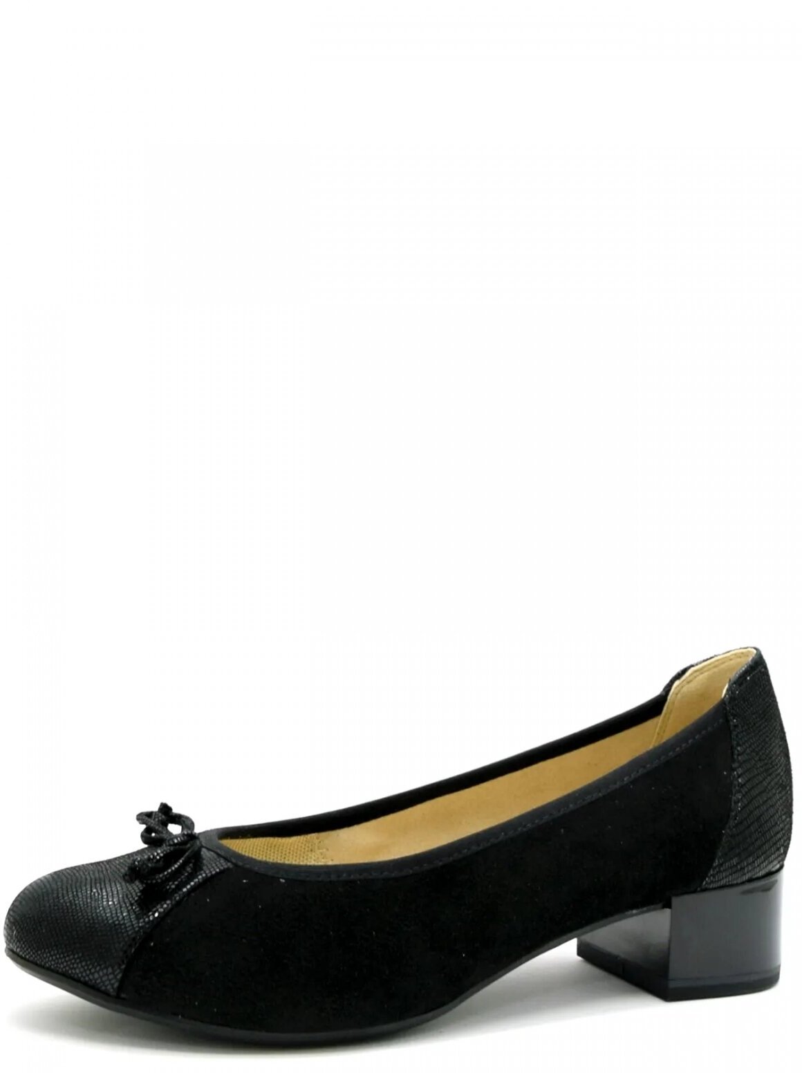 Caprice 9-22300-20-019V женские туфли черный натуральная кожа, Размер 375