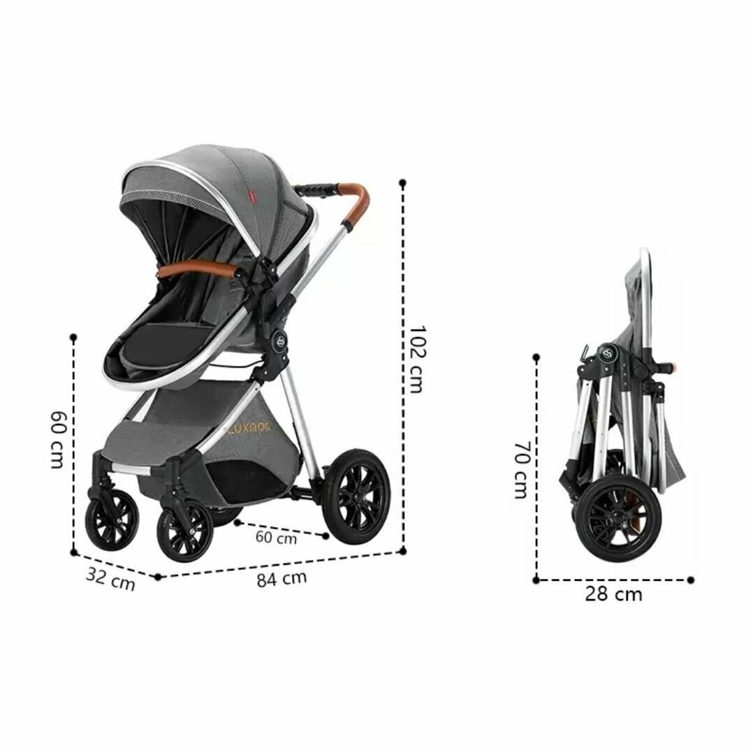 Коляска-трансформер 2в1 Luxmom V9