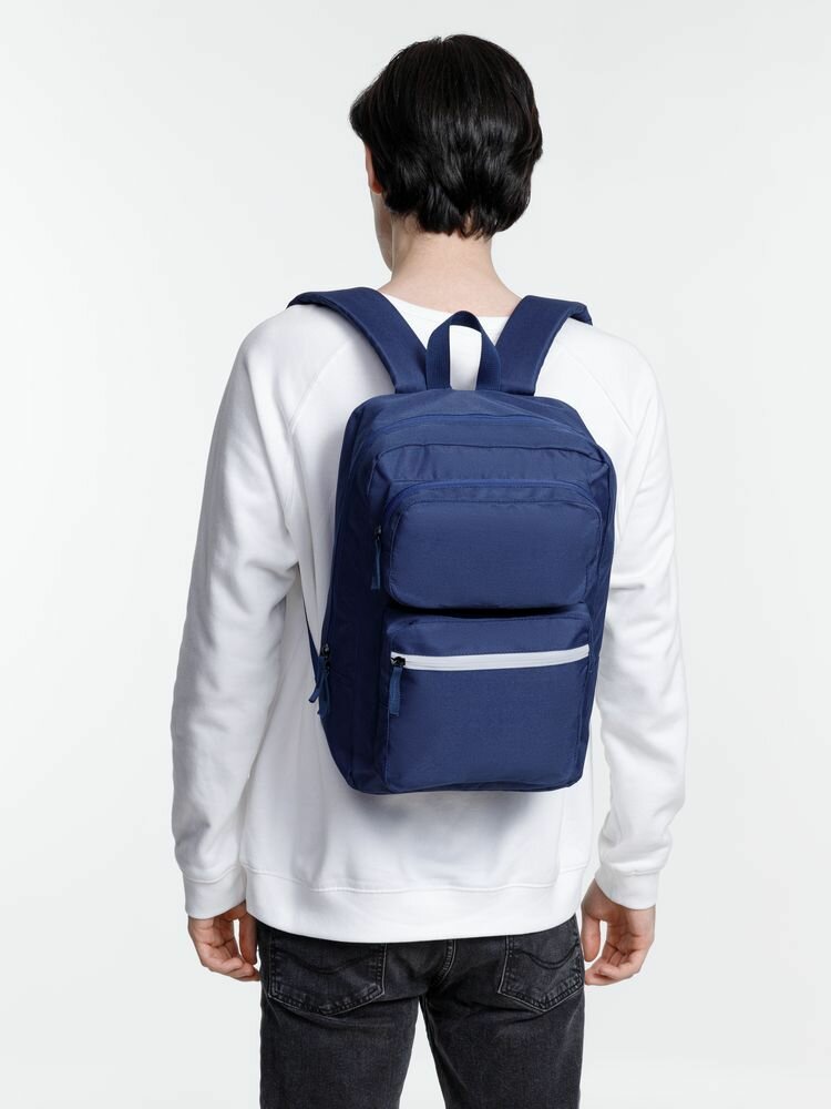 molti Рюкзак мужской городской Daily Grind, темно-синий