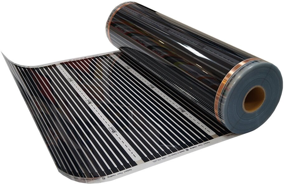 Инфракрасный пленочный пол Инфракрасный пленочный теплый пол Leeil, ширина 1м, длина 1м (под линолеум, ламинат, паркет)