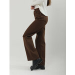 Джинсы широкие прямые стрейч с высокой посадкой трубы - Изображение 8