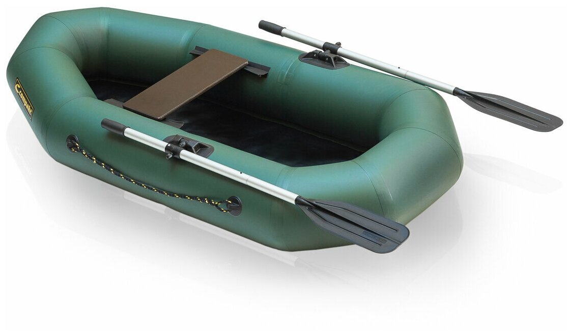 Leader Лодка ПВХ "Компакт-200М" гребная (цвет зеленый)
