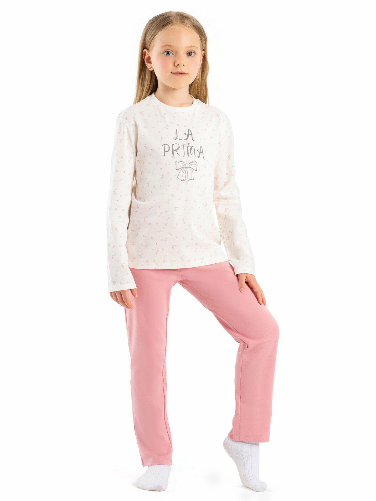 Пижама Kapika MUGPS02-01, цвет молочный, размер 128