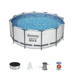 Бассейн Bestway 56438 каркасный Steel Pro MAX, 457 х 122 см, с тентом, без подстилки - Изображение 7