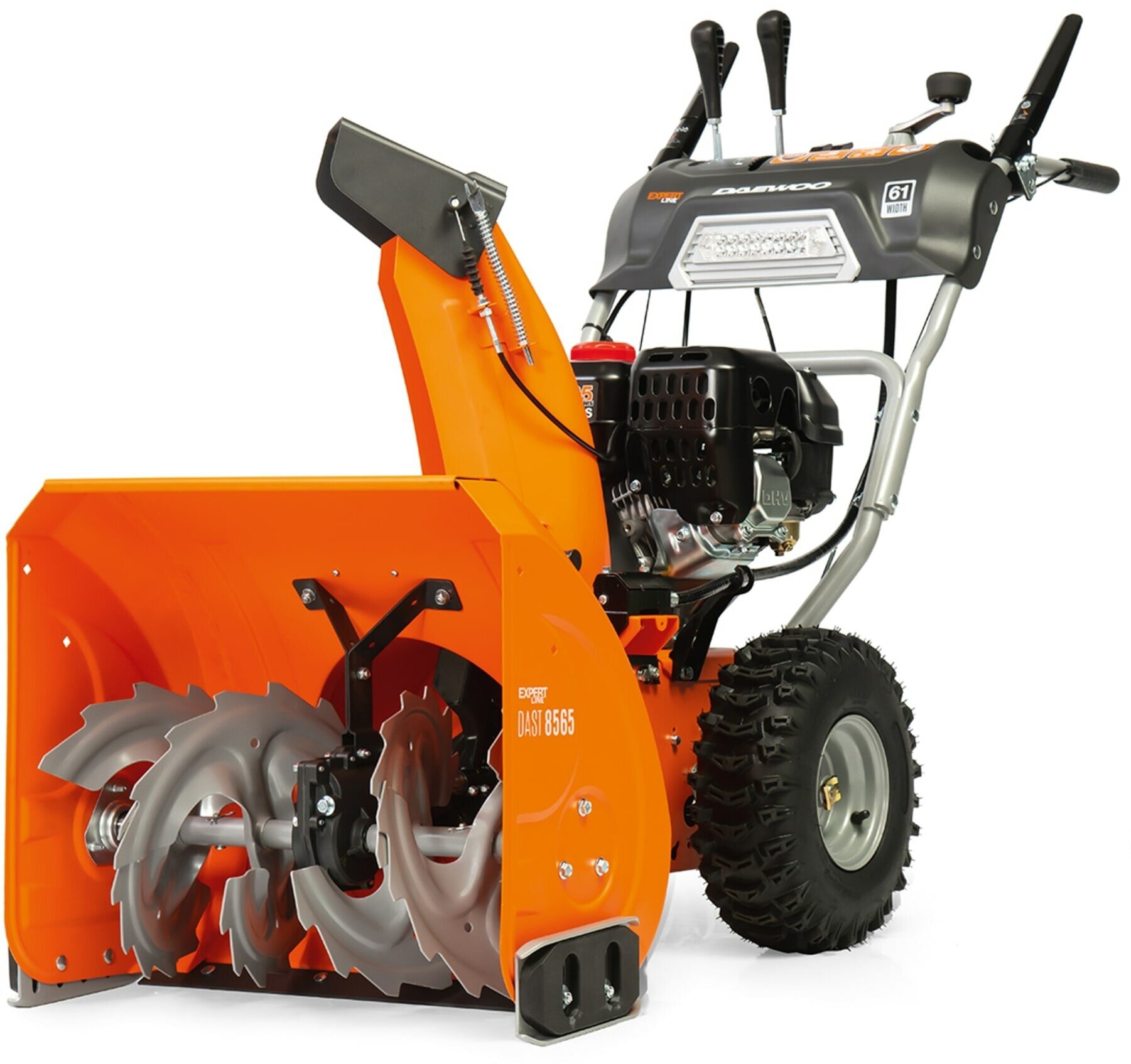 Снегоуборщик бензиновый DAEWOO DAST 8565, 61.5см, 8.5 л/с, профессиональный зимний двигатель