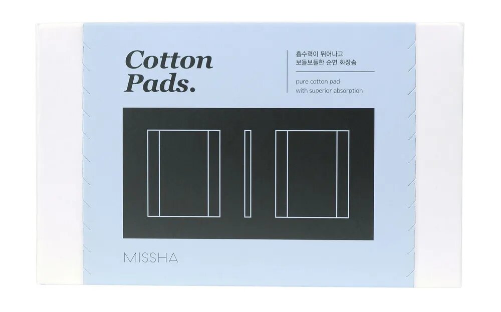 Ватные диски, MISSHA, COTTON PADS, 80 шт