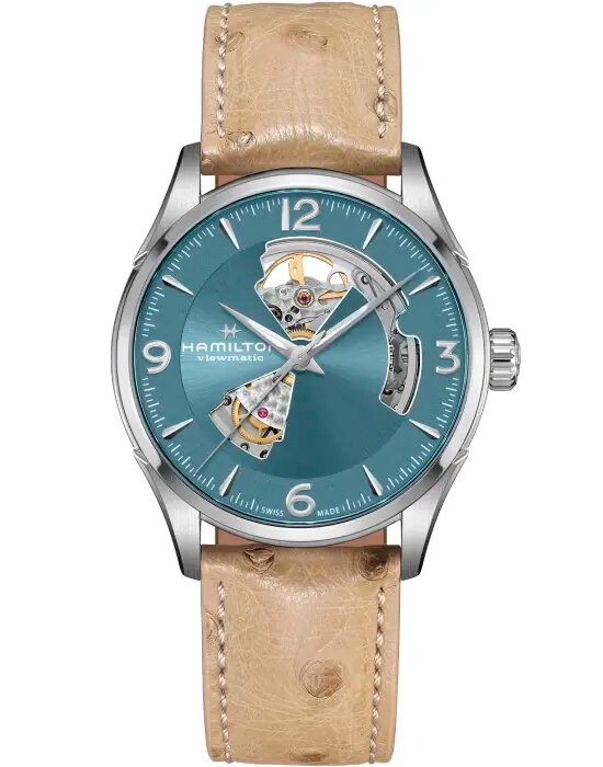 Швейцарские мужские механические часы Hamilton Jazzmaster Open Heart Auto H32705842