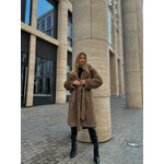 Дубленка авиатор короткая утепленная косуха весна , Reversal , JX23184R_Черный-белый-S - Изображение 1