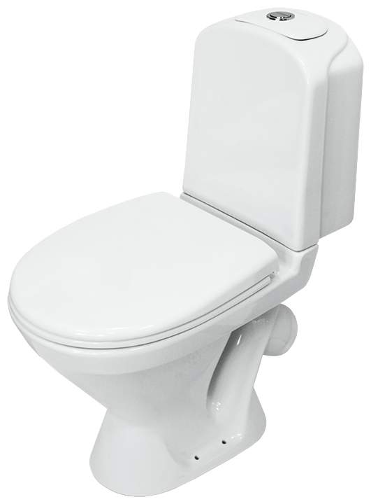 Унитаз-компакт SANITA LUXE Classic DM (с микролифтом, CSCSLCC01040611) с косым выпуском