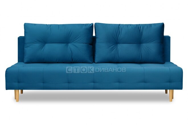 Сток Диванов Kёльн Denim синий, механизм еврокнижка