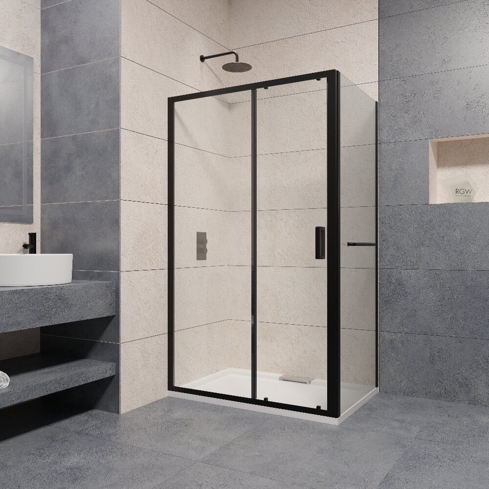 Душевой уголок RGW Passage PA-76-1B (PA-016B + Z-060-2B) 1200x900x1950 черный 350876129-14