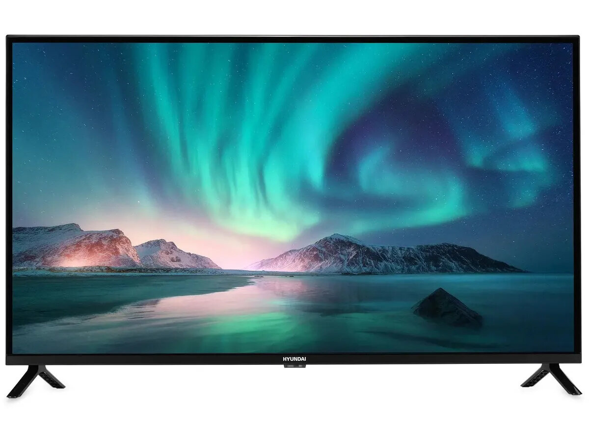 Телевизор Hyundai 40” LED, FHD, Smart TV (Android TV), Звук (16 Вт (2x8 Вт), 3xHDMI, 2xUSB, Черный H-LED40BS5002