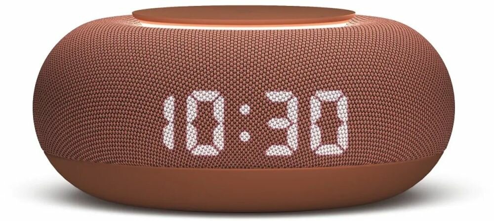 Умная колонка VK капсула Мини с голосовым помощником Марусей, светло-серая