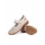 Белые женские кожаные мюли без каблука Marisetta 56-27WE-512SS - Изображение 6