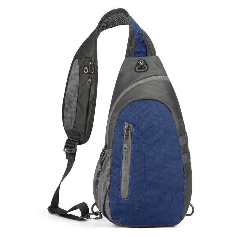 Сумка-нагрудник "Royal Blue", мужская, ткань Оксфорд