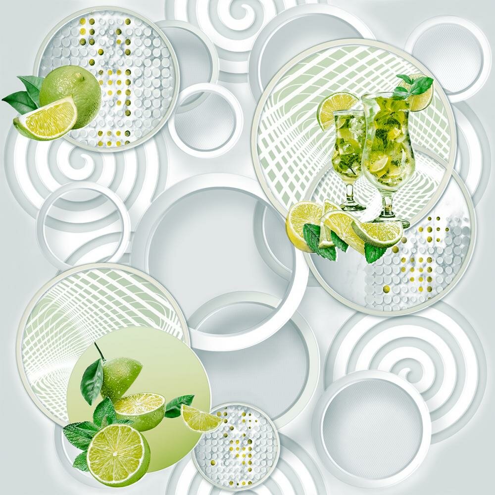 Декоративные обои бумажные моющиеся Саратовские обои Санрайз Ф833-01, 0,53 м, 10 м.