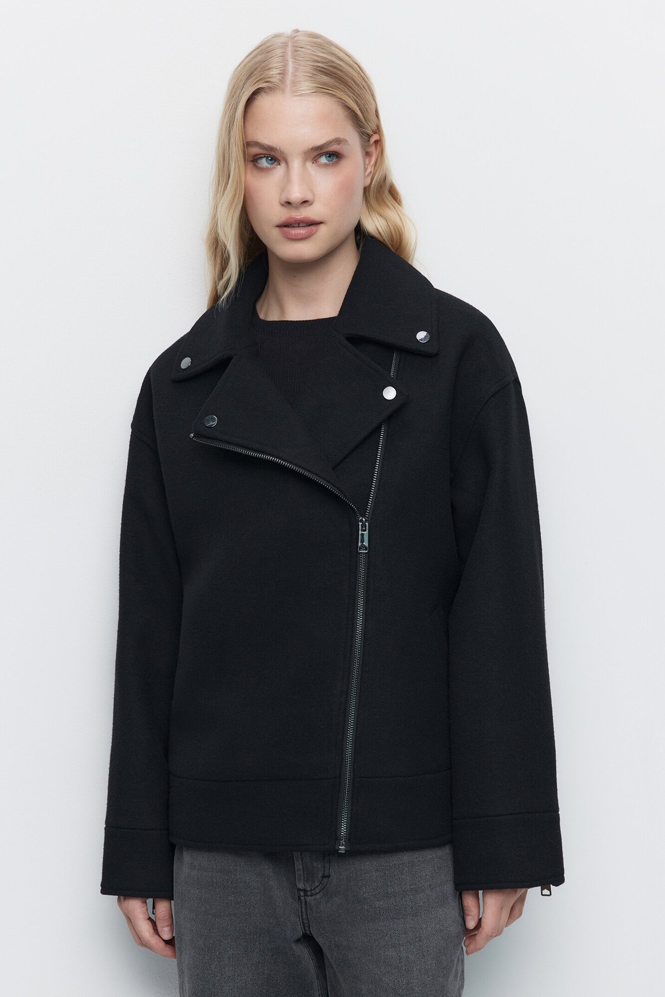 Befree Пальто-косуха короткое шерстяное с отложным воротником 2331170150