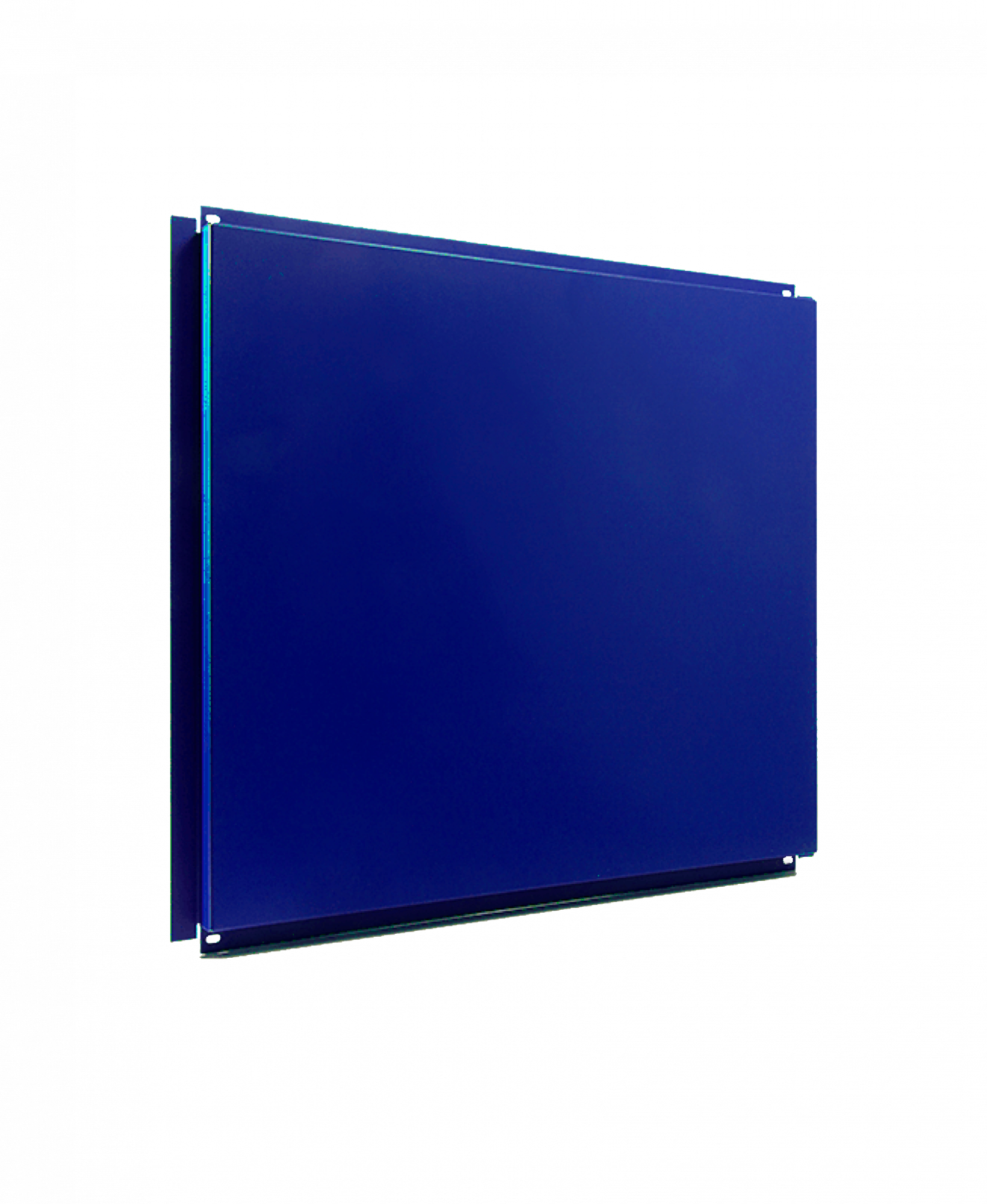 Металлокассеты открытого типа крепления 0.7 мм 580х580 мм, цвет Синий (RAL 5010)