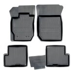 EVA/ЭВА/ЕВА коврики на салон HAVAL Dargo , 2022 г. в, с 3Д лапой, черный ромб с черным кантом - Изображение 1