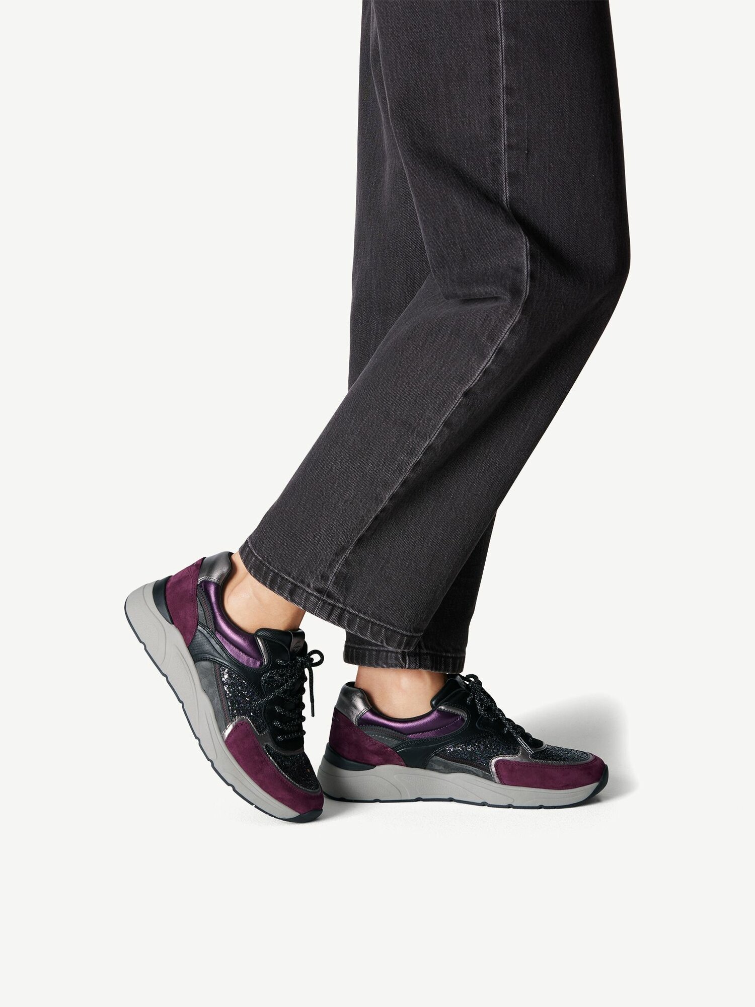 Кроссовки кожаные Tamaris, Зеленый 39