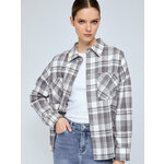 Zolla Рубашка оверсайз силуэта с принтом Soft Focus, цвет Светло-голубой, размер XL - Изображение 5