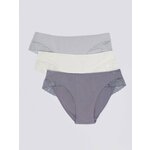 Трусы - слипы женские MiNiMi БMi_T Misto 2211-20CE Slip (микс) цвет Grigio/Cuori размер 42 - Изображение 2