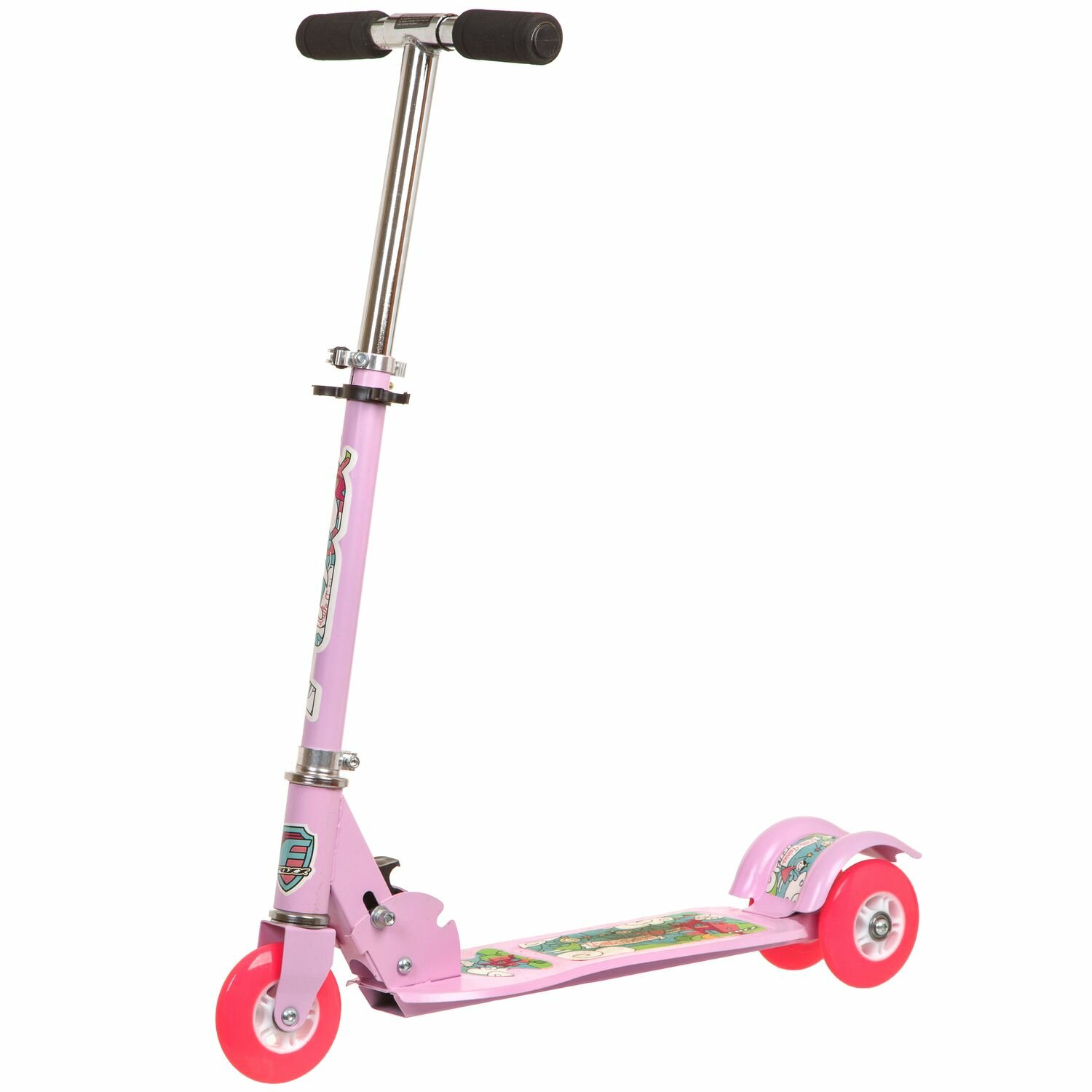 Foxx Fairy Tale (Самокат городской Foxx Fairy Tale cталь PU колеса100мм,ABEC-7, розовый #117777)