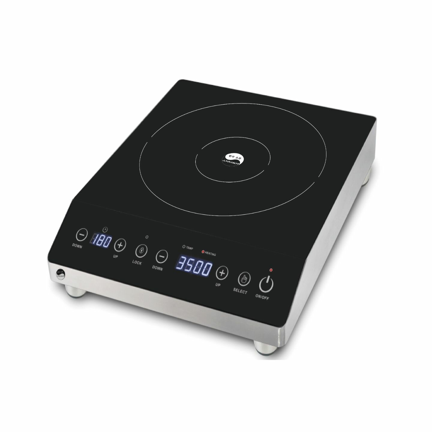 Плита индукционная профессиональная INDOKOR IN3500 XL настольная, 3.5 кВт, стеклокерамика, таймер 3ч