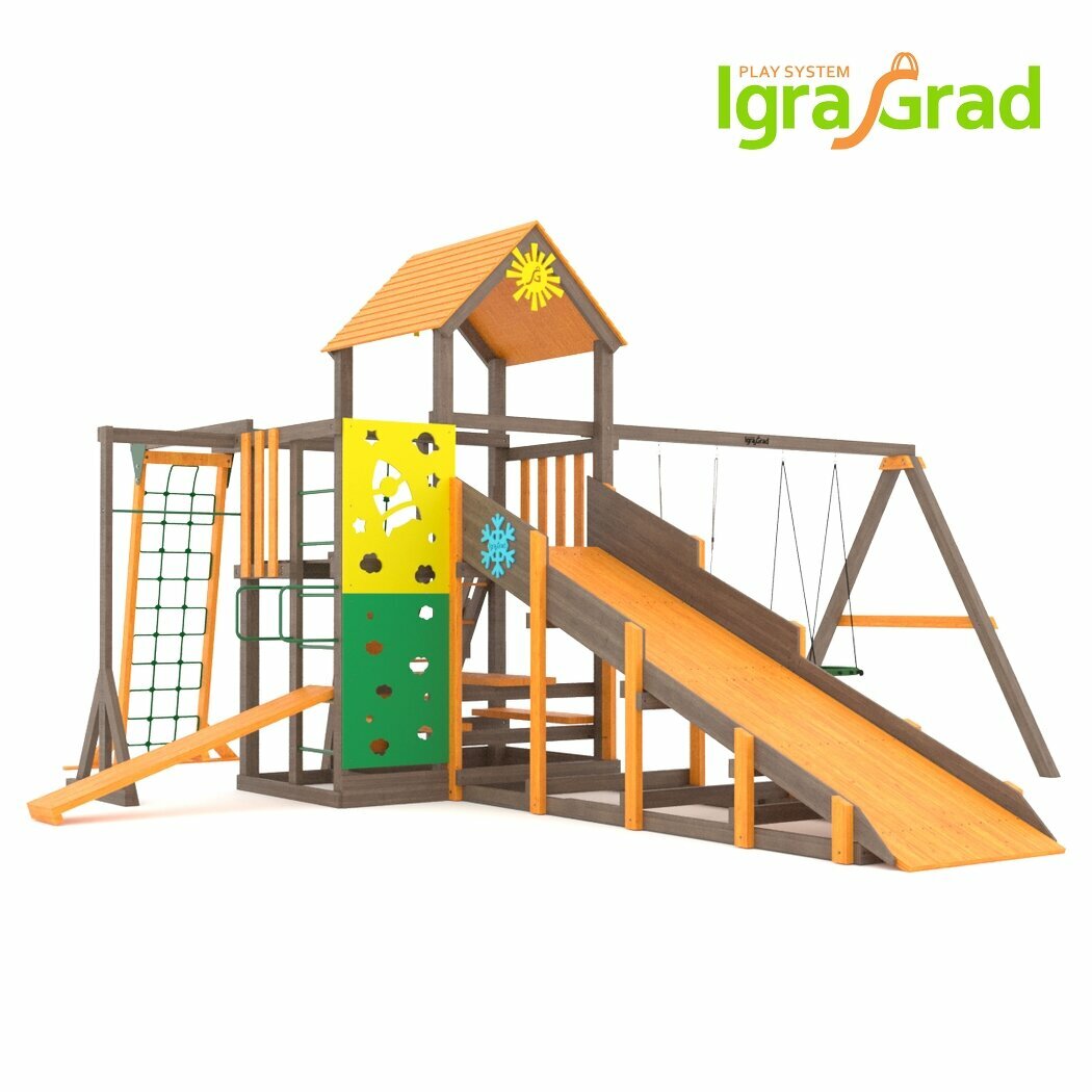 Детская площадка IgraGrad Спорт 4 (спортивно-игровая площадка для дачи и улицы)