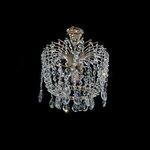 Люстра Гусь-Хрустальный Корона Кантри (Кулон 38), хрусталь, Е27, 60 Вт, кол-во ламп: 1 шт, цвет арматуры: золотой - Изображение 1