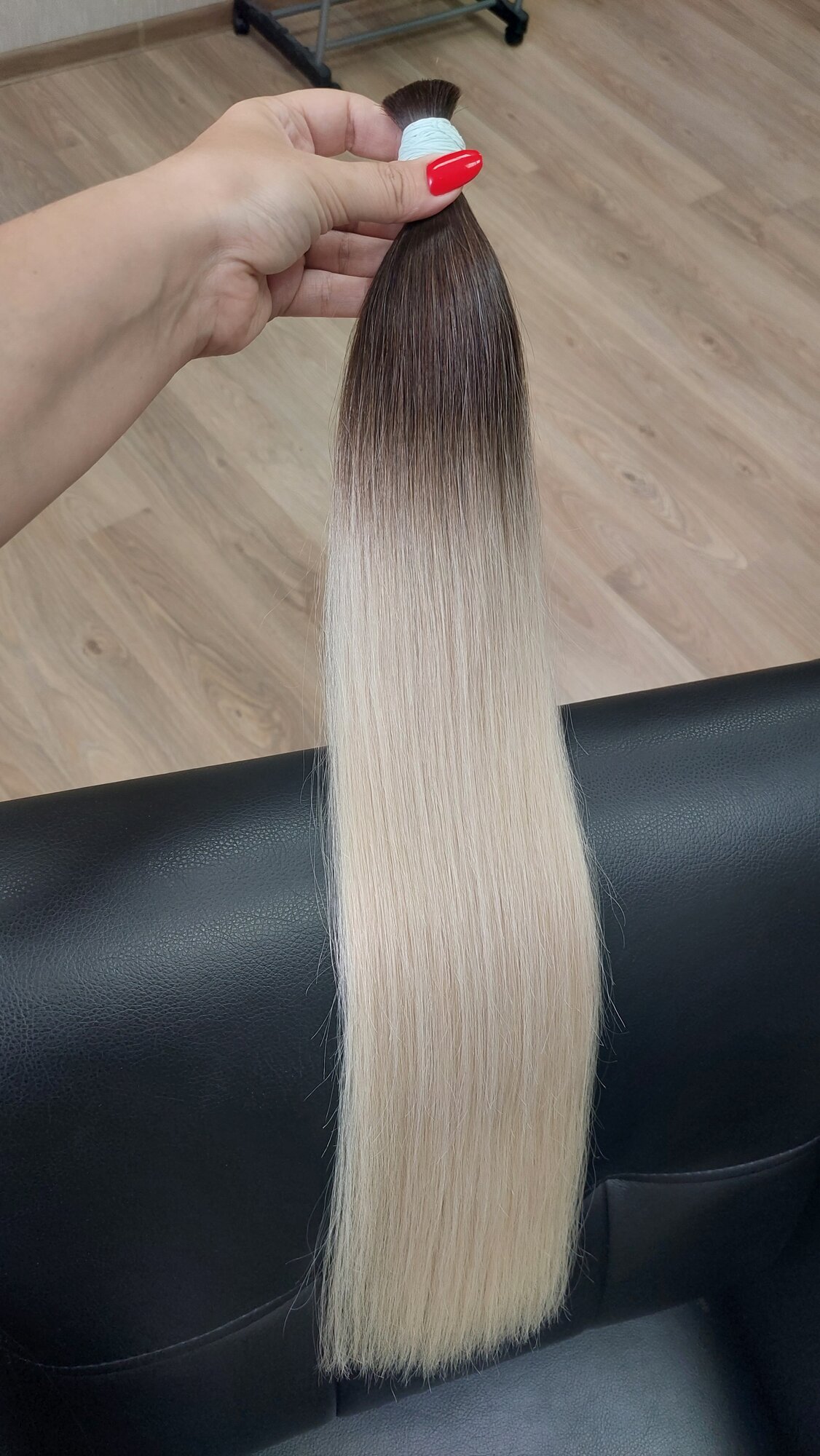 Натуральные волосы Люкс 60см Омбре Премиальное Качество