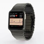 Универсальное устройство Браслет здоровья с режимом холтера, с измерением давления, пульса, кислорода, снятием ЭКГ и контролем аномального пульса Healthband Pro №10, синий - Изображение 1