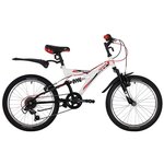 Велосипед детский NOVATRACK 20" EXTREME 6V скоростной синий хардтейл на рост 125-130 см, 6 скоростей, городской спортивный велик для девочек, для мальчиков от 7 до 10 лет - Изображение 8