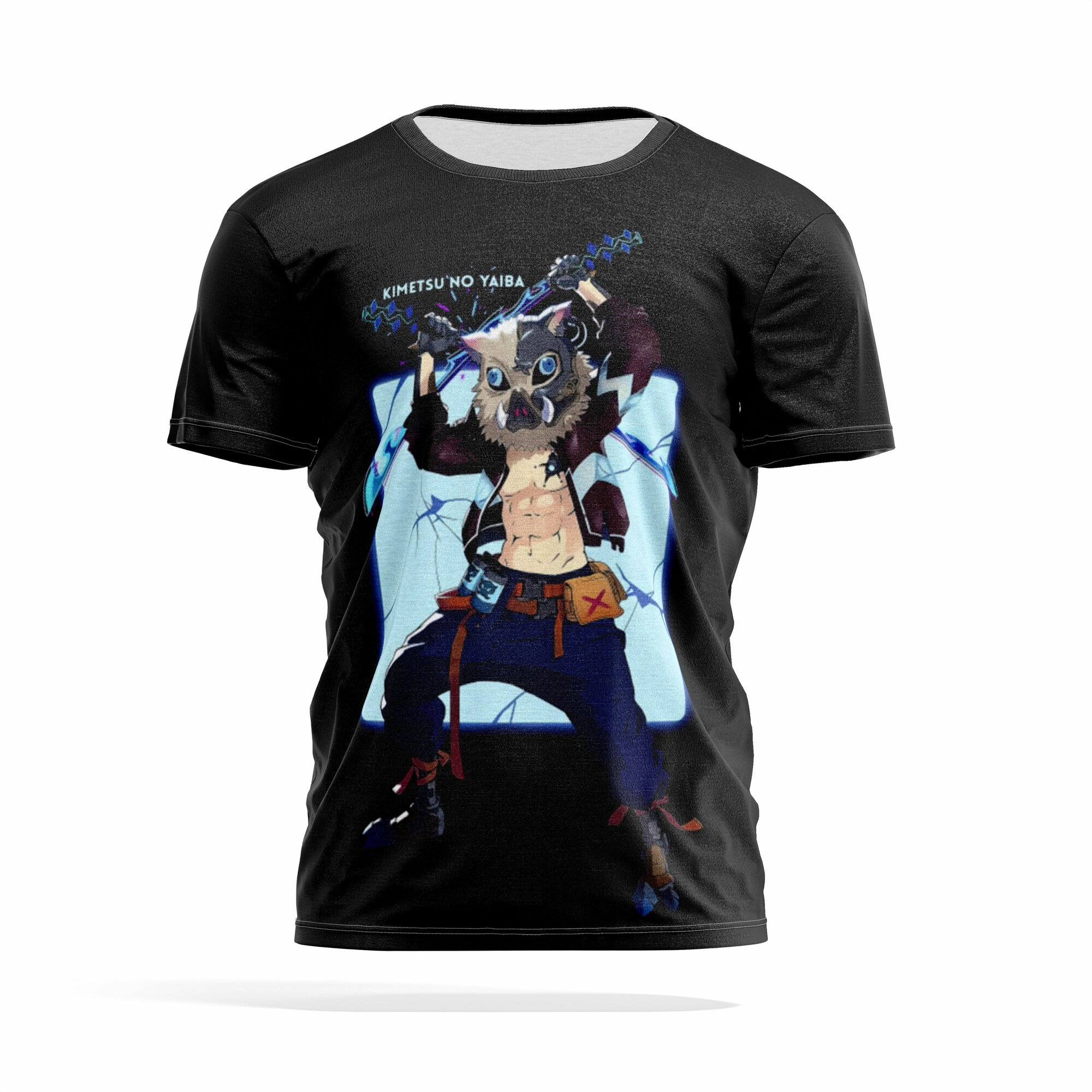 PANiN Brand Футболка мужская 3D / Клинок рассекающий демонов / Аниме / Иноске Хашибира Kimetsu no Yaiba