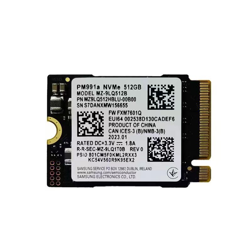 Твердотельный накопитель Samsung PM991 MZ-9LQ256C (MZ9LQ256HBJD-00BD1) 256GB