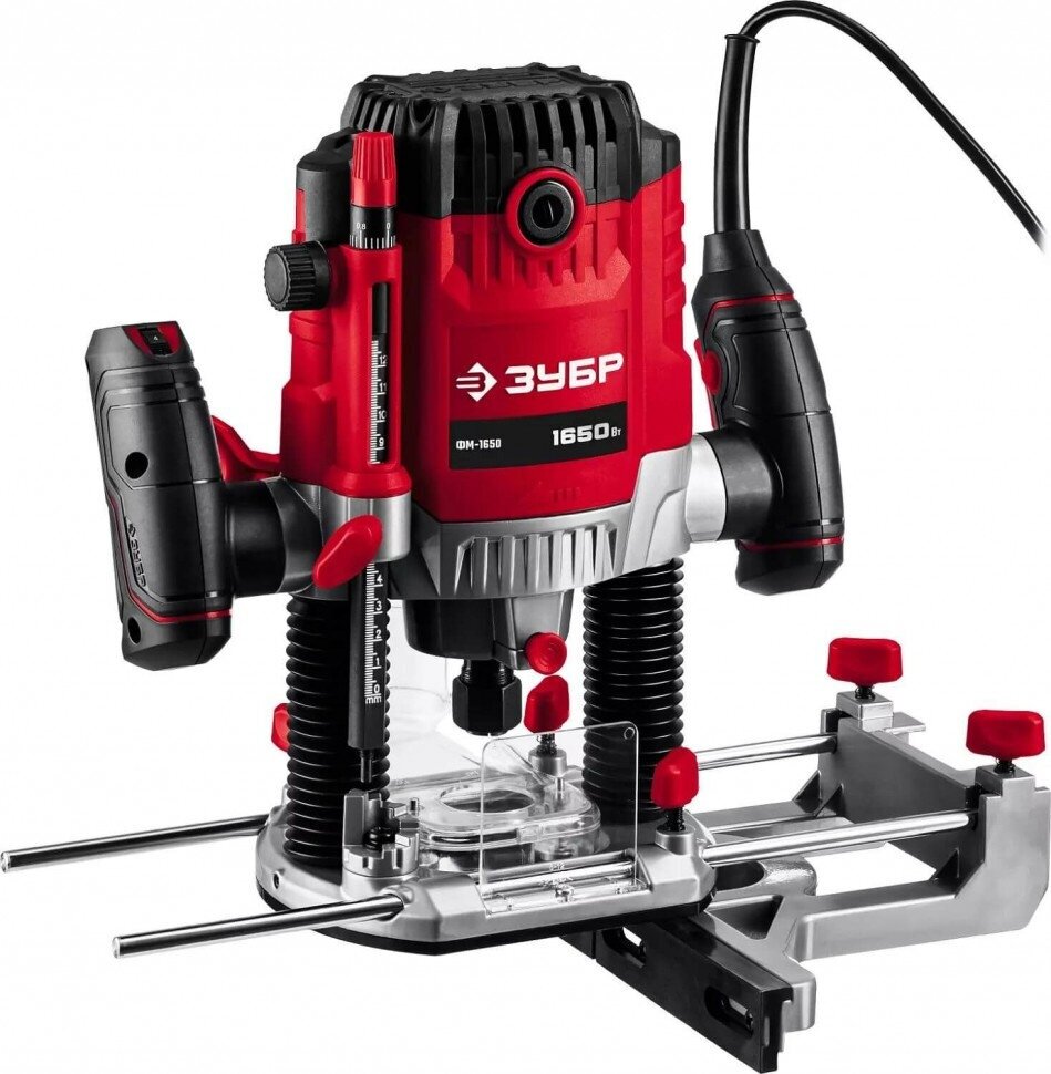Фрезер Зубр ФМ-1650 1650Вт 26000об/мин макс. ход:50мм