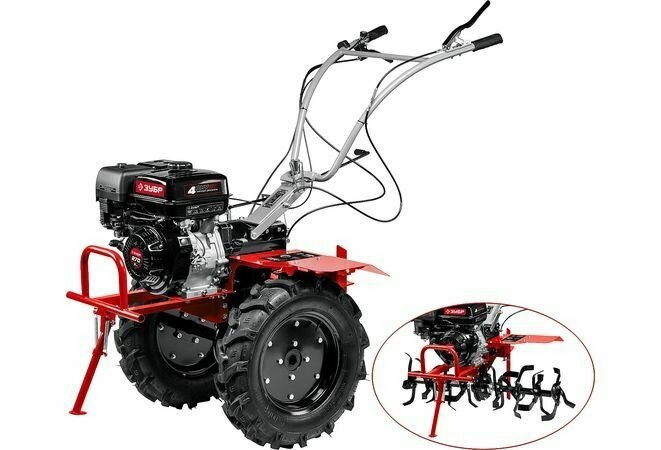 Мотоблок бензиновый МТШ-700 с ВОМ ЗУБР