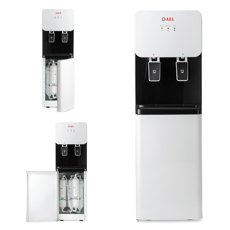 A.E.L. Пурифайер LD-AEL-85s white/black (кулер проточный, без бутылок)