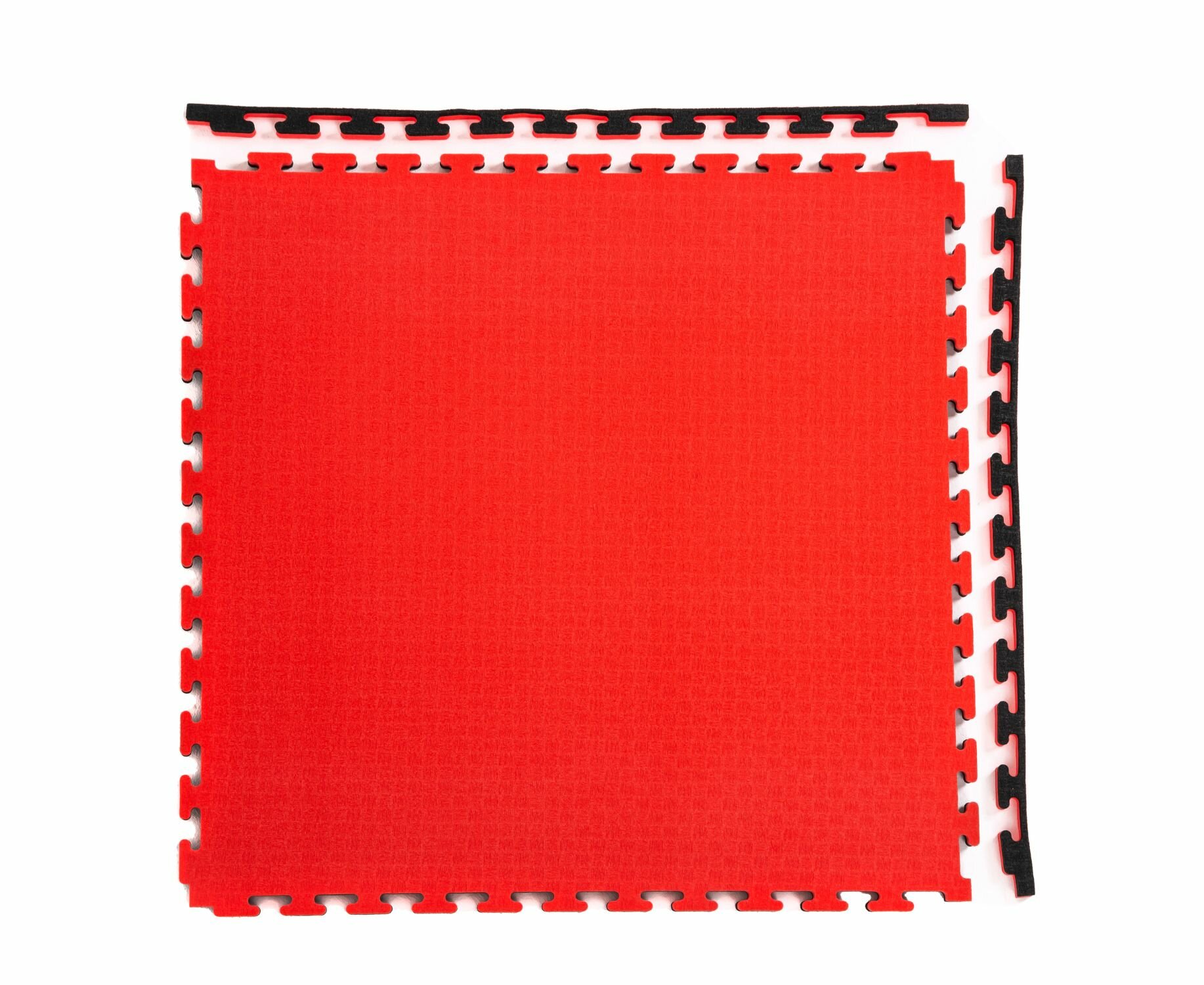 Будо-мат, 100 x 100 см, 25 мм, цвет чёрно-красный