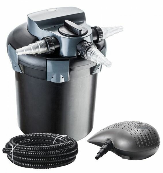HEISSNER Фильтр напорный для прудов до 7 м3 в комплекте с насосом и УФ-лампой