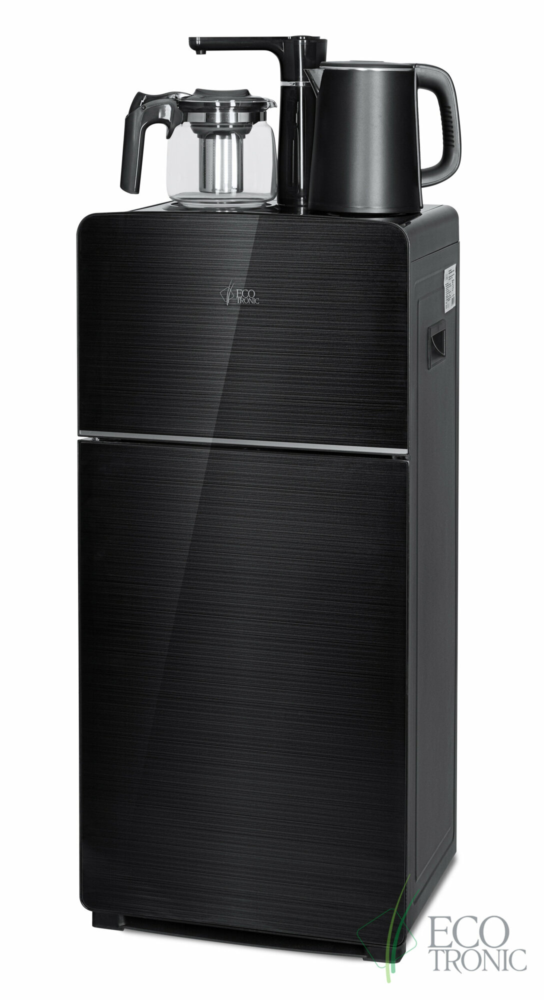 Кулер с чайным столиком тиабар Ecotronic TB18-LE Black