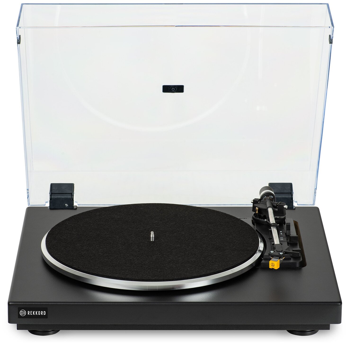 Виниловый проигрыватель REKKORD AUDIO F300 Black (AT91)