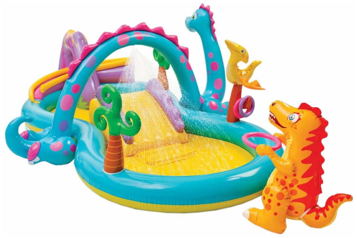 Игровой центр с бассейном Intex Dinoland Play Center 57135