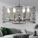 Люстра на штанге Eurosvet 70128/5 хром - Изображение 1