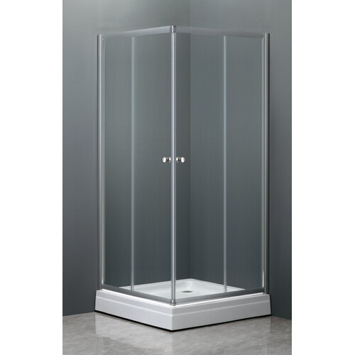 Душевой уголок RGW Dolphin 80x80 41933188-11 стекло прозрачное, профиль хром
