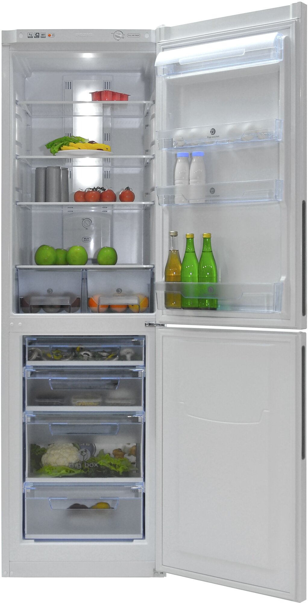 Холодильник POZIS rk fnf 172 белый ручки вертикальные белый