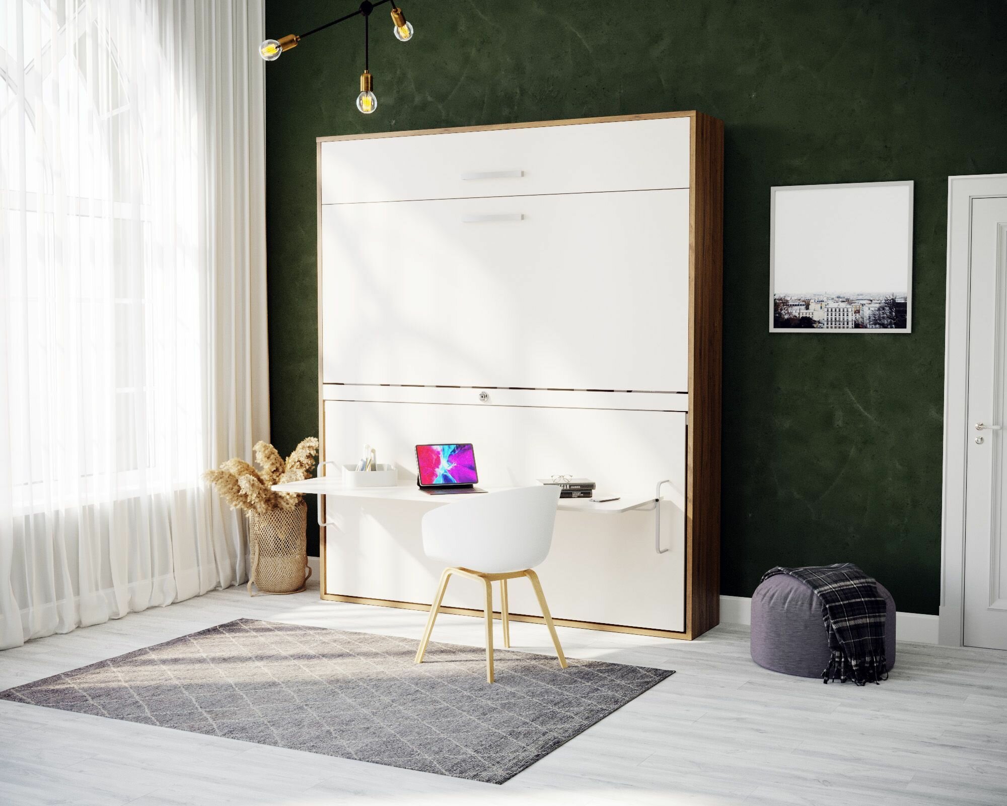 Двухъярусная кровать стол трансформер Танго